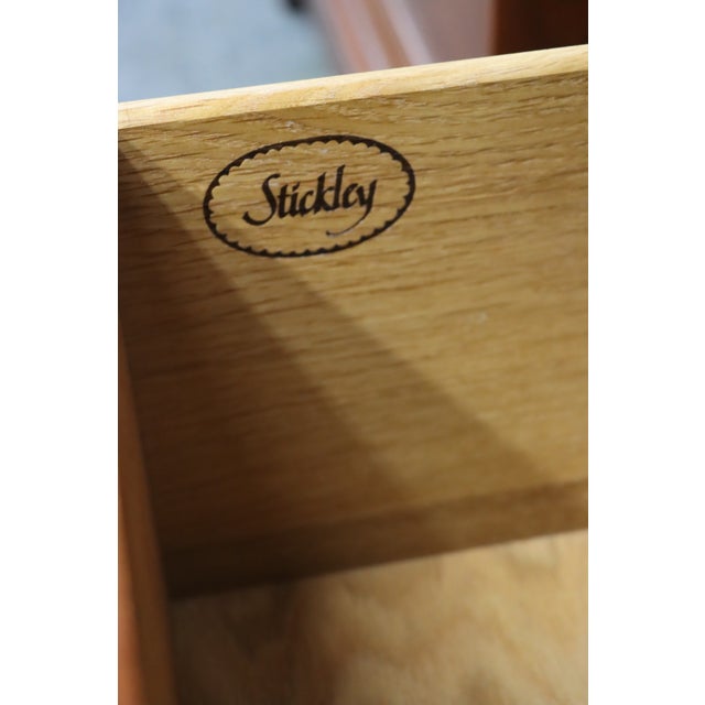 Louis Philippe Style Cherry Nightstands by Stickley – Pair For Sale - Image 12 of 15