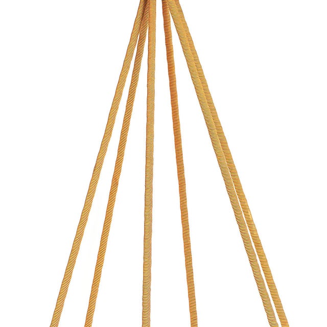 Art Deco "Bande De Roses" Frosted Art Glass Chandelier by Rene Lalique, Unsigned For Sale In Los Angeles - Image 6 of 6