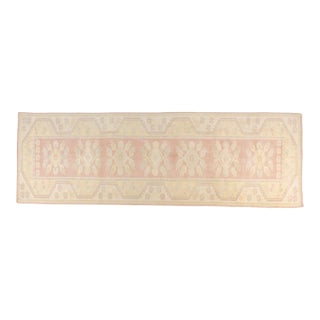 1950s Hand-Knotted Wool Runner for Hallway, Kitchen For Sale