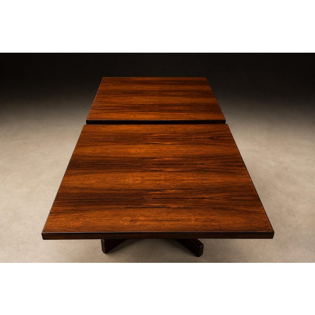 Brown "Chanceler" Side Tables in Rosewood and Metal, Jorge Zalszupin, 1960s For Sale - Image 8 of 18