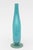 Turquoise Vintage Murano Barovier E Toso Turquoise Glass Bottle or Vase With Gold Droplets For Sale - Image 8 of 9