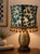 Textile Designer Covington Teal Bunny Velvet Drum Lampshade With Beaded Fringe- It Glows For Sale - Image 7 of 7