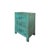 This rustic nightstand embodies a timeless, weathered charm with its distressed, teal green finish that reveals hints of...
