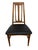 Black Mid-Century Modern Young MFG Co. Walnut Dining Chairs - Set of 6 - Restored! For Sale - Image 8 of 10