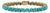 14k Yellow Gold 12.55 Ct Pear-Cut Cabochon Turquoise Tennis Bracelet, 7 Inches For Sale