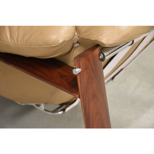 Percival Lafer Leather and Jacaranda Lounge Chair For Sale - Image 9 of 11