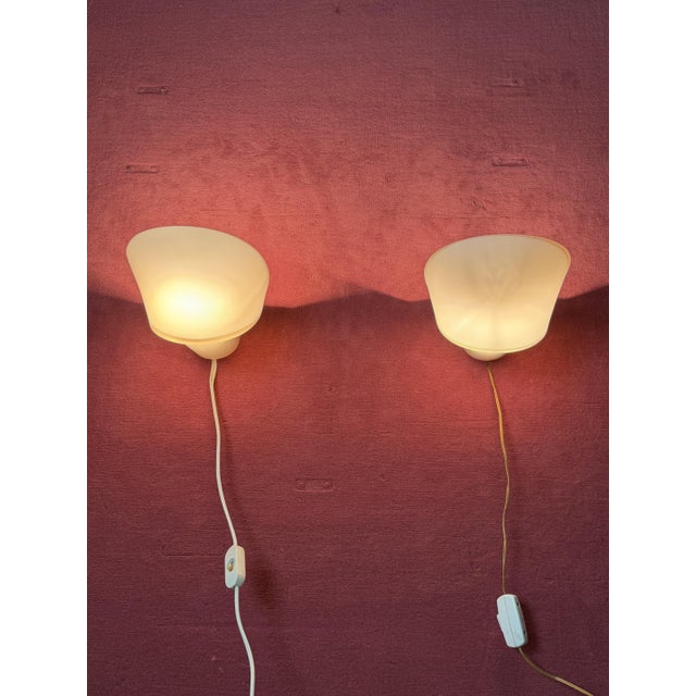 Vintage Wall Lamps in Pink Murano Glass, 1960s, Set of 2 For Sale - Image 12 of 15