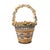 Decorated and Perforated Ceramic Basket, 1950s For Sale - Image 6 of 6