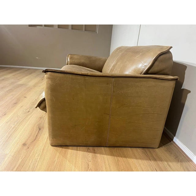 Leolux Vintage 760 Bulli 2-Seater Sofa in Leather from Leolux, 1980s For Sale - Image 4 of 12