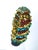 Bochic "Capri" Natural Ruby & Blue Topaz Bangle Set In 18K Gold & Silver For Sale - Image 4 of 18
