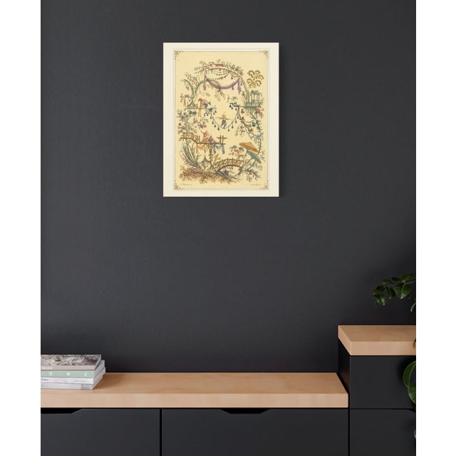 Not Yet Made - Made To Order Atelier Aria Lumae Jean Pillement Anne Allen Chinoiserie Antique Restored Gallery Board Print 16 X 24on Archival Hahnemuhle German Etching Paper For Sale - Image 5 of 15