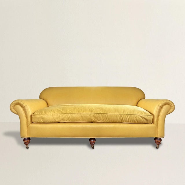 There’s a particular ease to the classic English country sofa, an elegance that resists polish in favor of comfort earned...