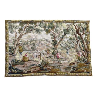 French Jacquard Tapestry, 1980s For Sale