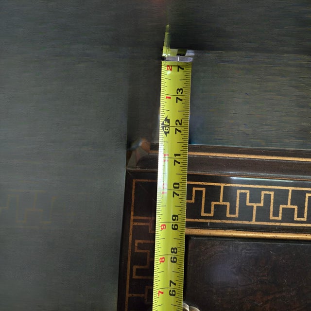Vintage Henredon Folio 10 Chinoiserie Entertainment Storage Armoire 72" For Sale - Image 9 of 18