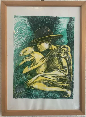 Brindisi, Composition, Author's Proof, Framed