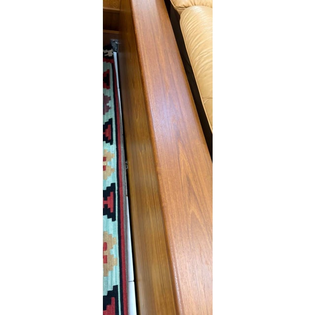 Late 20th Century Mobican Teak Queen Bedframe W/ Nightstands For Sale - Image 5 of 14
