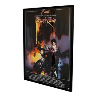 Prince Purple Rain Movie Poster - French - Oversized - Circa 1984 For Sale