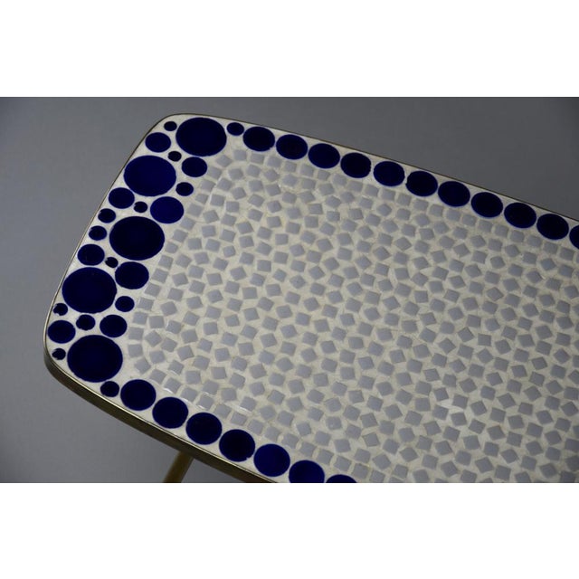 A truly extraordinary piece of artistry from the 1960s, a rare side table believed to be designed by the renowned German...