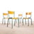 French Steel Green Stacking School Dining Chair from Mullca, 1950s For Sale - Image 6 of 11