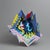 1984 Memphis-style ceramic sculpture by Santa Monica-based artist James Caswell Davis (1948-2015). The abstract wall...