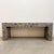 Postmodern Vintage 1980s Postmodern Memphis Charcoal Burl Wood Console Table For Sale - Image 3 of 11