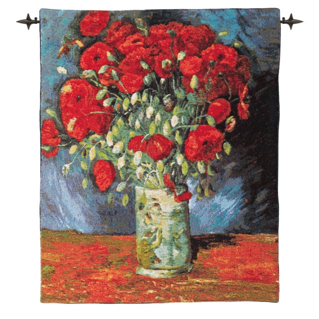 This beautiful tapestry is woven on a jacquard loom by skilled weavers, keeping alive the centuries old tradition of...