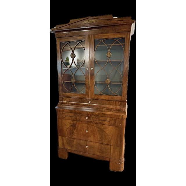 Wood Biedermeier Secretary For Sale - Image 7 of 12