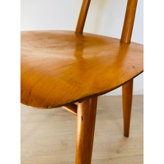 Vintage Dining Chair from Ton, Former Czechoslovakia, 1960s For Sale - Image 9 of 13