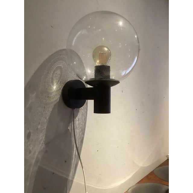 Wall Lamp in Raindrop Glass from Bega, 1980s For Sale - Image 5 of 5