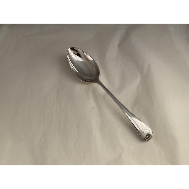 1980s Silver Dinner Spoon, Old English Pattern - Set of 12 For Sale - Image 11 of 15