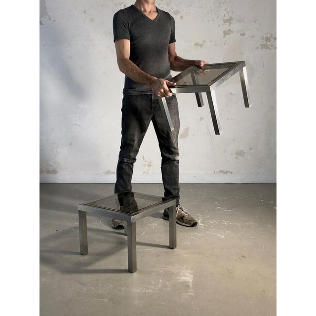 1970s Side Tables or Nightstands by Guy Lefevre for Maison Jansen, 1970s, Set of 2 For Sale - Image 5 of 14