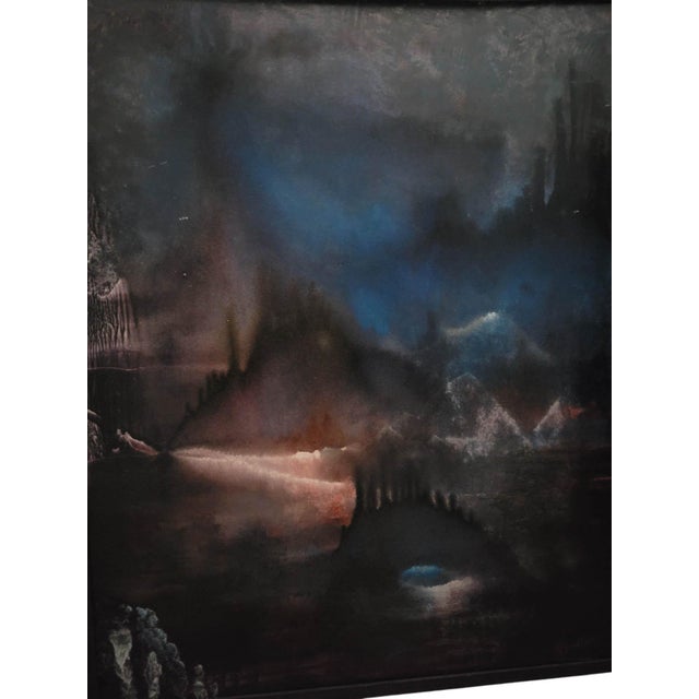 Lucienne Berthon (1926–2012) – Original Oil on Board, Abstract Landscape For Sale - Image 4 of 7