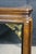 Mid Century Chinoiserie Matchbook Walnut Brass & Glass Extendable Dining Table For Sale - Image 4 of 15