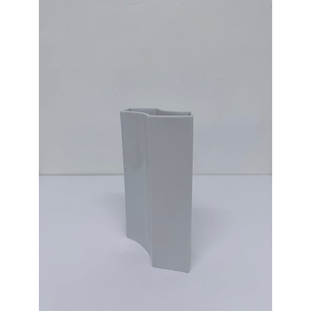 Sami Wirkkala Bisque Porcelain Vase for Rosenthal Studio-Line, Germany 1980s For Sale In Miami - Image 6 of 13