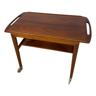 Danish Teak Bar Trolley, 1960s For Sale