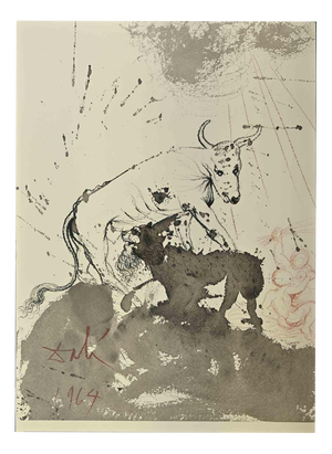 Salvador Dali, Leo Quasi Bos, Lithograph, 1964