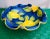 Italian Ceramiche Hand Painted Serving Bowl Blue & Yellow Lemon Design Sign For Sale In Miami - Image 6 of 10