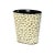 Contemporary Matthew Izzo Home Wastebasket - Hand Painted Oval Tole Metal With Cheetah Design For Sale - Image 3 of 4