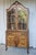 1930s Vintage Burl Wood, French Provincial Display Cabinet, Louis XV Style ,1930s For Sale - Image 5 of 18