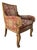 Vintage Sherrill Carved Wood Bergère-Style Accent Armchair – French / Hollywood Regency For Sale