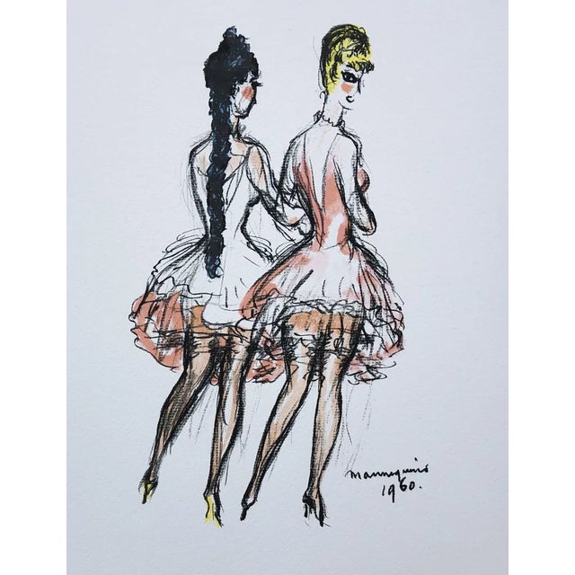 Kees Van Dongen, Mannequins, Color Lithograph For Sale