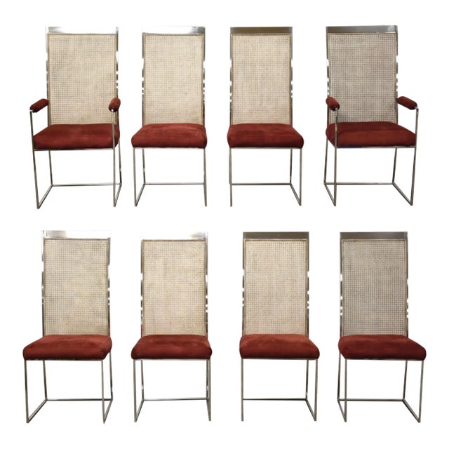 Milo Baughman for Thayer Coggin Dining Chairs - Set of 8 For Sale