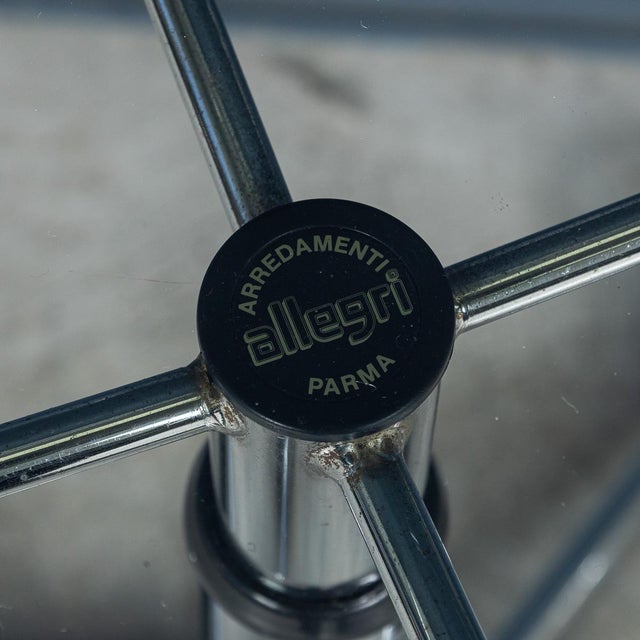 Vintage Italian Graduated Telescopic Tables by Arredamenti Allegri, 1970, Set of 2 For Sale - Image 9 of 18