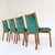 Elegant set of four model chairs “Cavour”, designed by Gregotti, Meneghetti and Stoppino for SIM, an iconic example of...