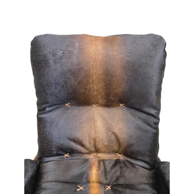 Mid-Century Modern Mid 20th Century De Sede Lounge Chair and Ottoman Newly Reupholstered For Sale - Image 3 of 16