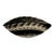 Vintage Murano Art Glass Shell Bowl – Sculptural Italian Black & Clear Ribbed Glass Catchall For Sale