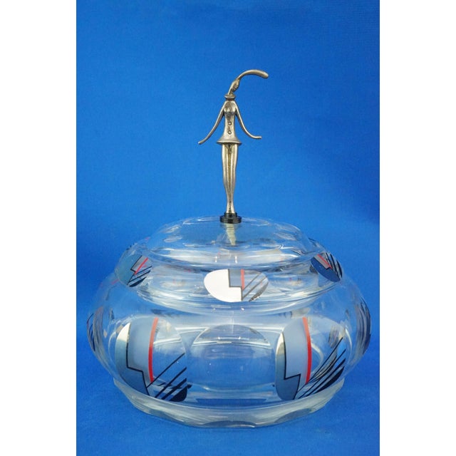 Bohemian Crystal Box by Karl Palda, 1920s For Sale - Image 10 of 18