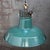Vintage Industrial French Enamel Cast Iron Pendant Light by Sammode For Sale - Image 5 of 6