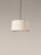 Natural gt6 pendant lamp by santa & cole dimensions: d 45 x h 23 cm. Materials: metal, ribbon. Available in other colors....