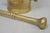 Vintage Primitive Solid Brass Mortar & Pestle Apothecary Medicine Herb Grinder For Sale - Image 10 of 13